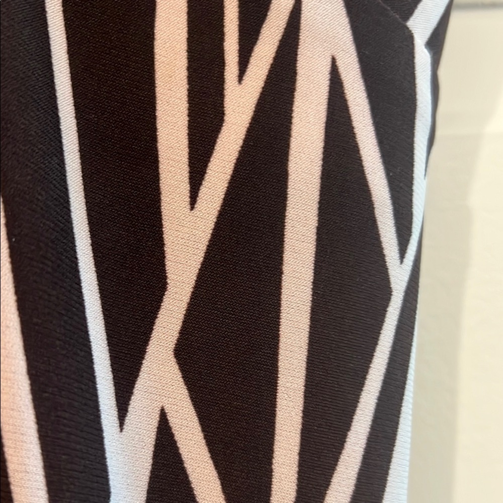 Donna Ricco Brown and Cream Halter Midi Dress - Picture 5 of 9